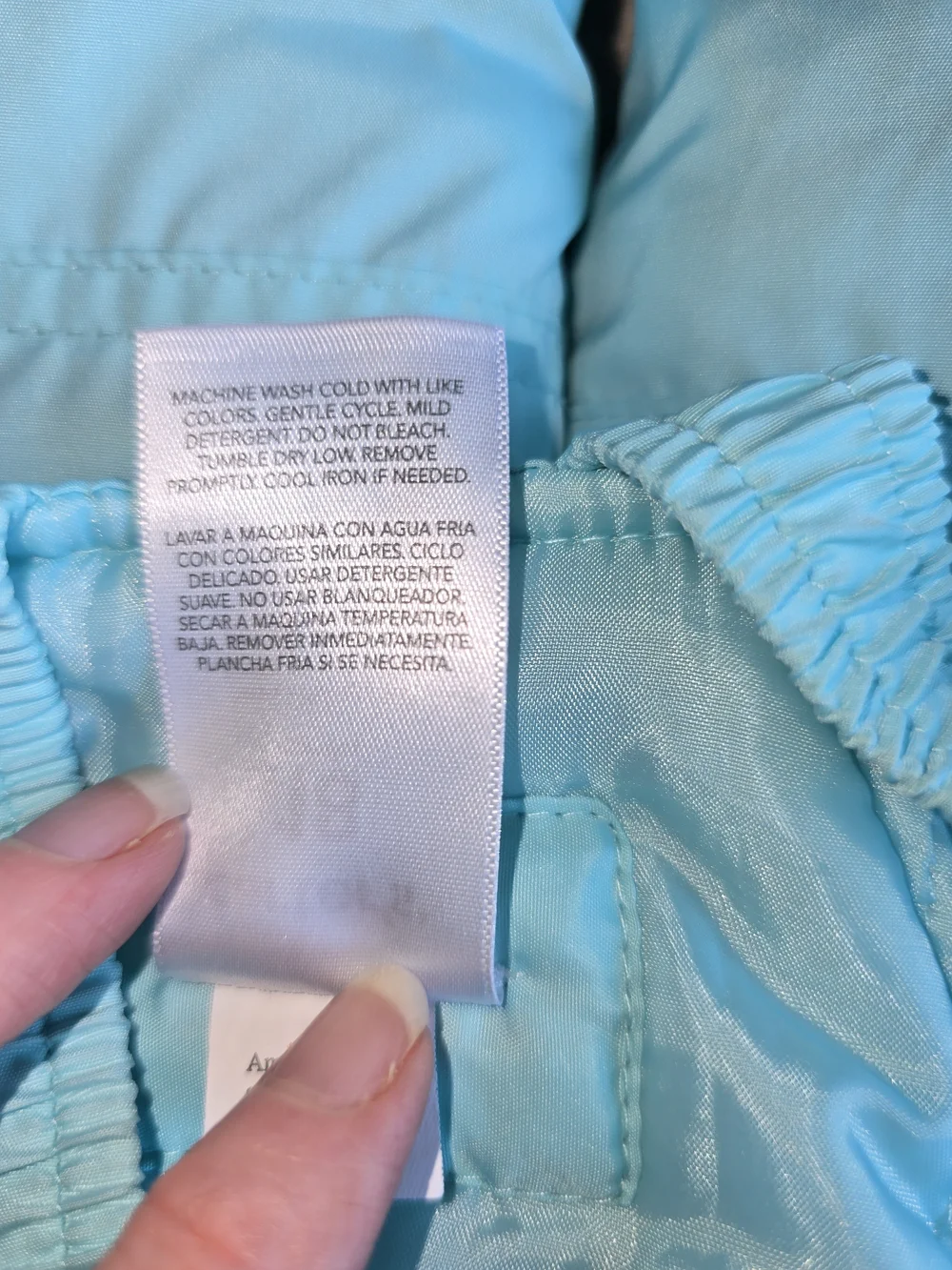 Carter's Light Turquoise Snow Overalls Bib